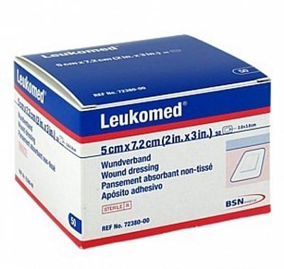 Leukomed Verband Steriel 7,2cmx 5cm 50 7238000