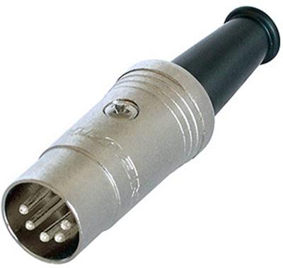 Rean AV NYS322AG DIN-connector Stekker Aantal polen: 5 1 stuk(s)