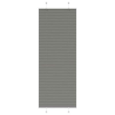VidaXL Plissé rolgordijn 80x200 cm stofbreedte 79,4 cm antraciet VidaXL Plissé rolgordijn 80x200 cm stofbreedte 79,4 cm antraciet