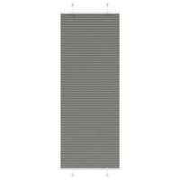 VidaXL Plissé rolgordijn 80x200 cm stofbreedte 79,4 cm antraciet - thumbnail
