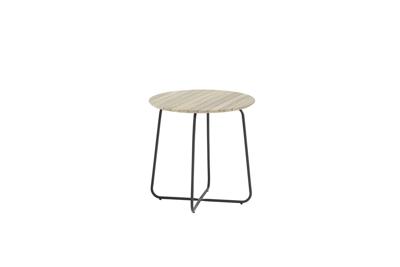 4SO Axel Bistro tuintafel 73 cm rond Teak blad