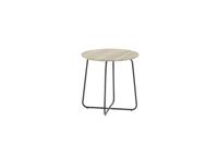 4SO Axel Bistro tuintafel 73 cm rond Teak blad - thumbnail