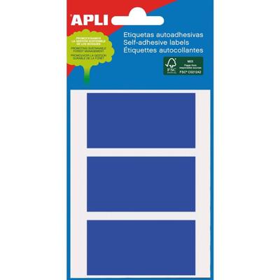 Apli gekleurde etiketten in etui blauw (2072)