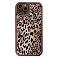iPhone 12 Pro bruine case - Wild animal - thumbnail