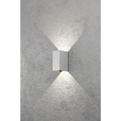 KonstSmide LedspotCremona Up - Down 2x3w - 3000K 17cm mat zilver - 7940-310