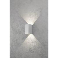 KonstSmide LedspotCremona Up - Down 2x3w - 3000K 17cm mat zilver - 7940-310 - thumbnail