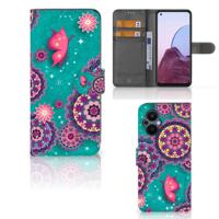 OPPO Reno 8 Lite | OnePlus Nord N20 Hoesje Cirkels en Vlinders - thumbnail