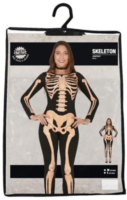 Skeleton Jumpsuit Halloween Dames