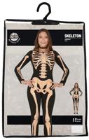 Skeleton Jumpsuit Halloween Dames - thumbnail