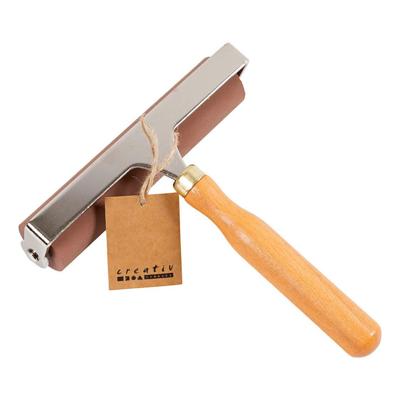 Creativ Company Rubberen roller/linoleumroller, b: 14,70 cm, d 3 cm, 1 stuk