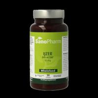 SanoPharm IJzer 10mg wholefood 30 Capsules - thumbnail