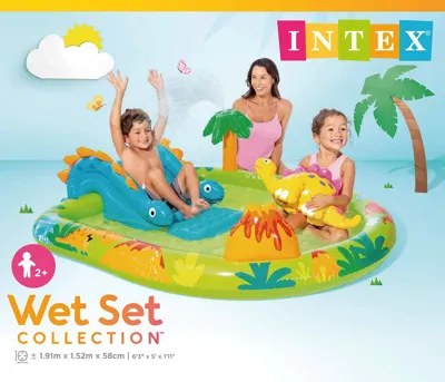 Kinderzwembad little dino play center Intex - Intex Kinderzwembad little dino play center Intex - Intex