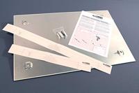 Sigel Glazen magneetbord B1201 Zwart (b x h) 60 cm x 40 cm B1201 - thumbnail