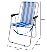 Vouwbare Stoel Aktive Zeeman 44 x 76 x 45 cm (4 Stuks) - thumbnail