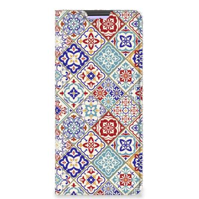 Xiaomi Redmi Note 10 Pro | Standcase | Tiles Color Xiaomi Redmi Note 10 Pro | Standcase | Tiles Color