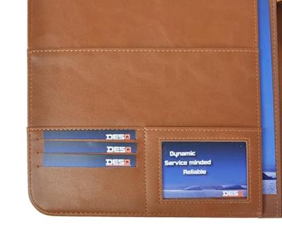 Schrijfmap desq a4 bruin