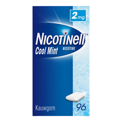 Nicotinell Kauwgom cool mint 2mg 96 Stuks