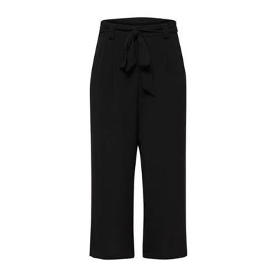 ONLY cropped high waist wide leg culotte ONLWINNER zwart ONLY cropped high waist wide leg culotte ONLWINNER zwart