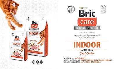 Brit Care Indoor Anti-stress kattenvoer 2 x 7 kg