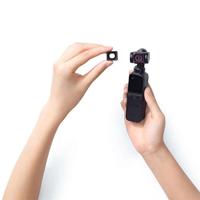 DJI Pocket 2 Wide-Angle Lens - Equivalente brandpuntsafstand neemt toe tot 15 mm, waardoor er meer in het frame wordt opgenomen, het magnetische ontwerp vereenvoudigt de montage en het losmaken - thumbnail