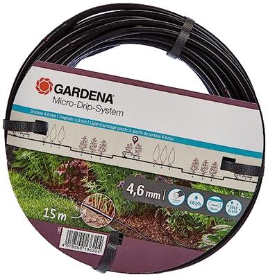 Gardena Druppelbuis 15m 4,6mm Voor Tuinirrigatie - Zelfreinigend, 1,5l/u Drip, Uitbreidbaar