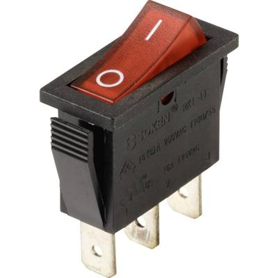 TRU COMPONENTS TC-13599540 Wipschakelaar 250 V/AC 16 A 1x uit/aan Continu 1 stuk(s)