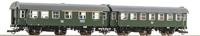 Roco 6200038 H0 2-delige set 1: Ombouwwagen van de DB 1e/2e Klasse AB3yg, 2e klas B3yge - thumbnail