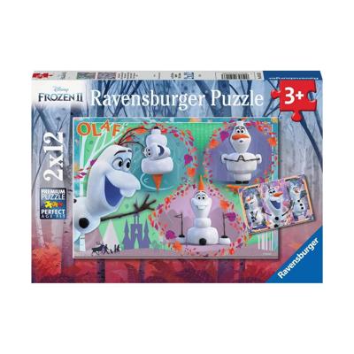 Ravensburger puzzel Frozen 2 Olaf 2x12 stukjes