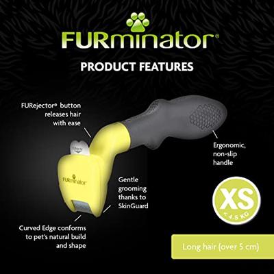 FURminator Deshedding undercoat hond lang haar XS
