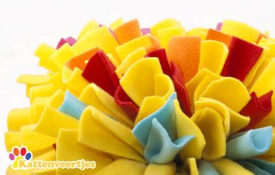 Verrijking Snuffelmat (Geel, Oranje, Rood, Blauw, Roze)