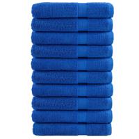 VidaXL Saunadoeken solund 10 st 600 g/m² 80x200 cm blauw - thumbnail