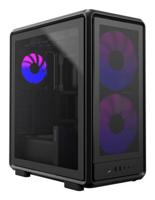 Cooler Master MasterFrame 500 Mesh AR Midi-tower PC-behuizing Zwart 3 voorgeïnstalleerde LED-ventilators, Zijvenster, Stoffilter - thumbnail