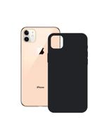 Telefoonhoes iPhone 12 KSIX Soft Silicone iPhone 12 Mini Kleur Zwart - thumbnail