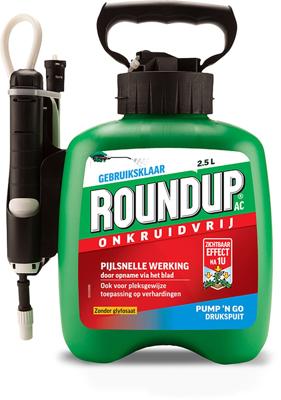 Roundup ac drukspuit zonder glyfosaat Roundup ac drukspuit zonder glyfosaat