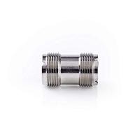 Satelliet- en Antenne-Adapter - PL259 Female - PL259 Female - Vernikkeld - 75 Ohm - Recht - Metaal - Zilver - 10 Stuks - Envelop - thumbnail