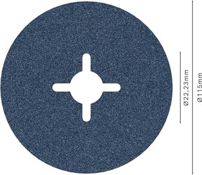 Bosch Accessories 2608606730 Fiberschijf Diameter 115 mm 1 stuk(s) Bosch Accessories 2608606730 Fiberschijf Diameter 115 mm 1 stuk(s)