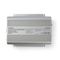 Stroomomvormer Gemodificeerde Sinusgolf | 24 V DC - 230 V AC | 1000 W | 2x Schuko-Uitgang - thumbnail