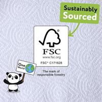 The Cheeky Panda Keukenpapier - fsc bamboe - 2-laags - 2st - thumbnail