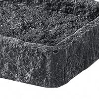 Zeephouder Sapho Aries Vrijstaand 12.2x8.6x2.7 cm Polyresin Antraciet Sapho - thumbnail