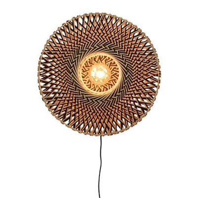 GOOD&MOJO Wandlamp 'Bali' Small, Bamboe, kleur Naturel GOOD&MOJO Wandlamp 'Bali' Small, Bamboe, kleur Naturel