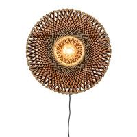 GOOD&MOJO Wandlamp 'Bali' Small, Bamboe, kleur Naturel - thumbnail