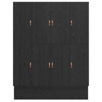 Opbergbedframe Zwart eiken 236.5 x 180 x 31.5 cm Bewerkt hout - thumbnail