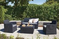 Keter - Mia Loungeset 4p + Opbergtafel - Eindejaarsknaller afhaalprijs - thumbnail