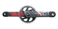 Sram crankstel "x01 eagle" crankset x01 eagle 32t 175mm oxy red - thumbnail
