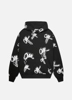 Off The Pitch Off Mark Hoodie Heren Zwart/Wit - Maat XS - Kleur: WitZwart | Soccerfanshop - thumbnail