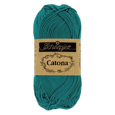 Scheepjes Catona 50g - 401 Dark Teal - Haakgaren / Breigaren
