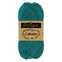 Scheepjes Catona 50g - 401 Dark Teal - Haakgaren / Breigaren - thumbnail