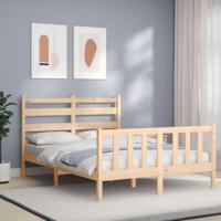 Bedframe zonder matras massief grenenhout 120x200 cm - thumbnail