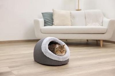 Iglo voor katten - KERBL - JANA - 35 x 41 x 30 cm - Grijs