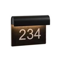 Lucide THESI LED - Wandlamp Binnen/Buiten - LED - 1x8W 3000K - IP54 - Zwart - thumbnail